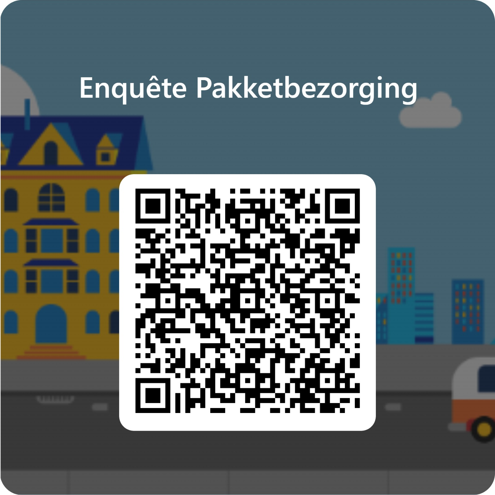 QR-code bezorgersenquête